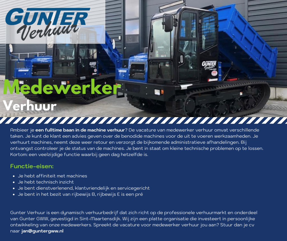 Vacature Verhuur